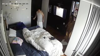 Having fun with a girlfriend in bed