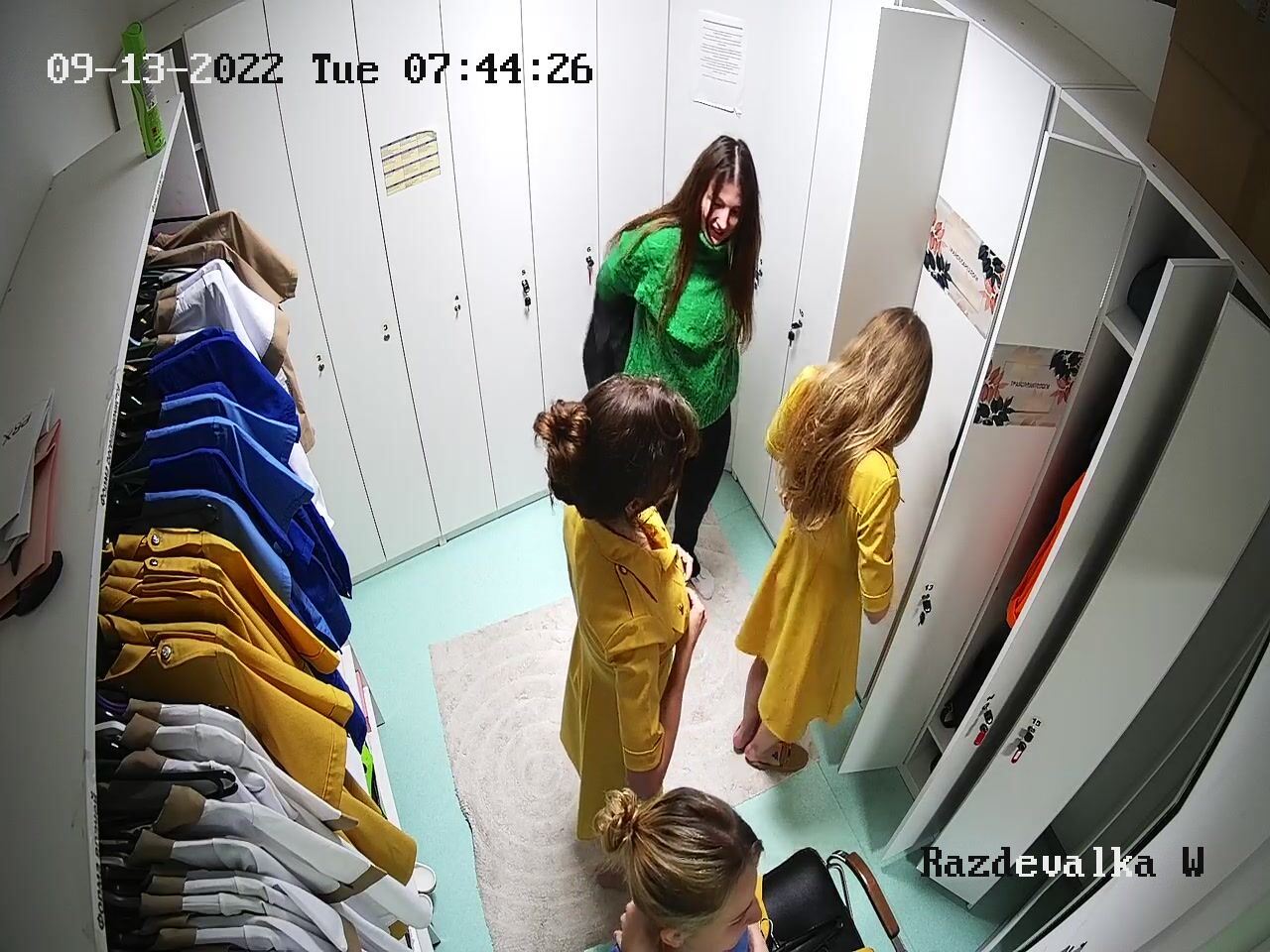 Girls locker room spy cam
