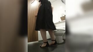 Asian voyeur toilet
