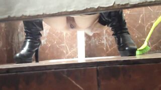 Hidden toilet spy