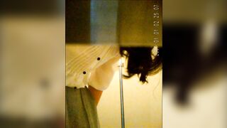 Girls peeing in car