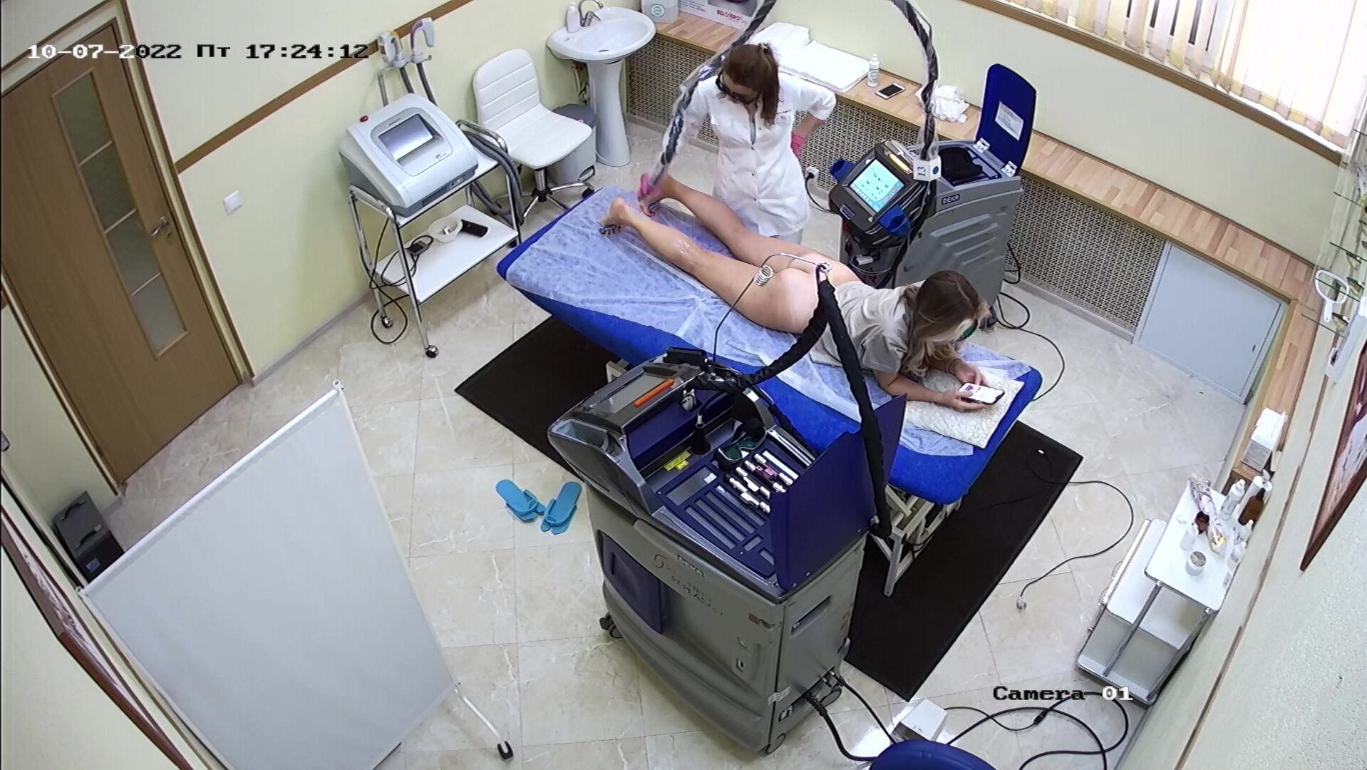 Medical fetish webcam