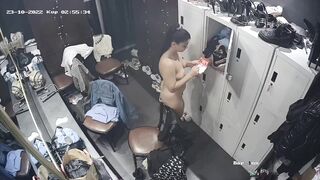 Porn in changing room