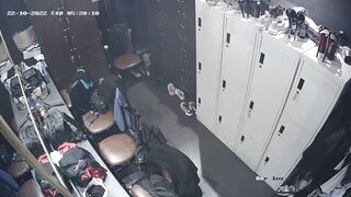 Coed locker room spy