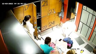 Spy cam in locker room