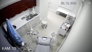 Old doctor fucks woman on gyno exam while her husband was in waiting room