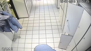 Locker room spy cam porn