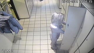 Locker room spy cam porn