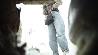 American toilet voyeur