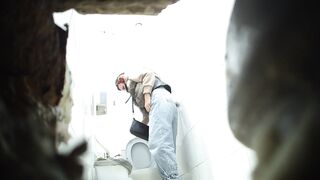 American toilet voyeur