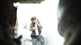 American toilet voyeur