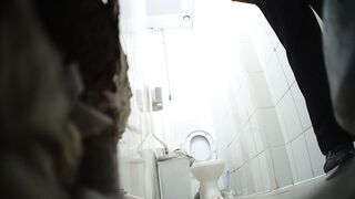 Korean teen toilet voyeur