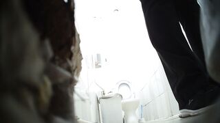 Spy toilet video