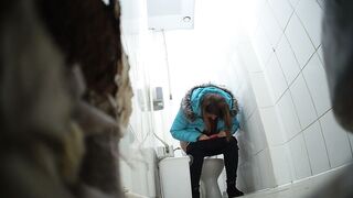 Girls peeing on carpet