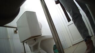 Russia toilet voyeur