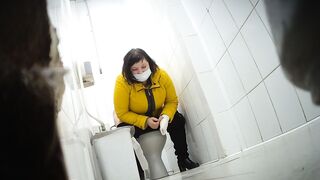 Italian toilet voyeur
