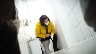 Italian toilet voyeur