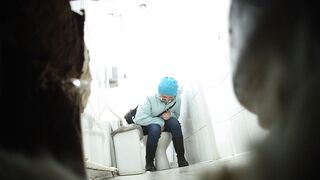 Girls peeing bed
