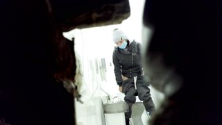 Voyeur hidden toilet