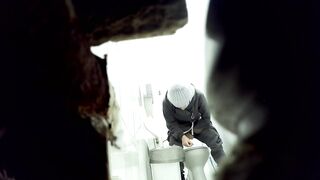 Voyeur hidden toilet