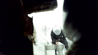 Voyeur hidden toilet
