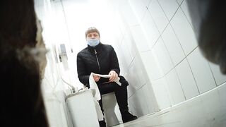 Hijab toilet spy