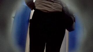 Granny toilet spy