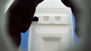 Granny toilet spy