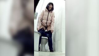 Girls peeing in snow