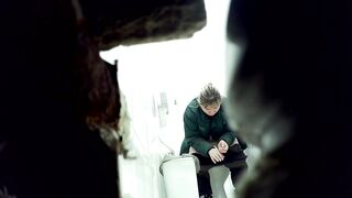 Girls peeing in weird places