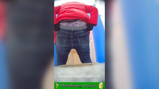 Pissing while walking porn