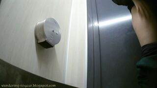 Spy camera on toilet