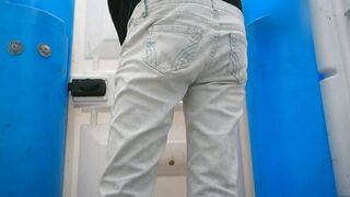 Voyeur toilet hidden cam