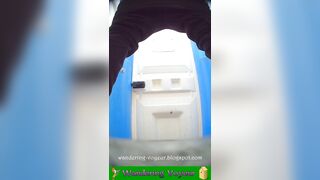 Street toilet voyeur