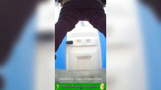 Street toilet voyeur