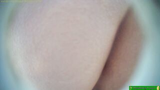 Desperate girls peeing in the kitchen