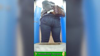 Young teen girls peeing