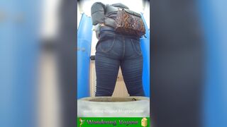 Young teen girls peeing