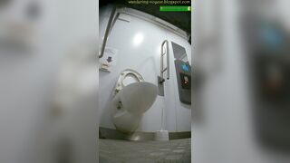 Spy cam toilet video