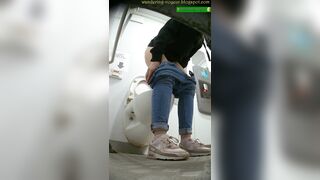 Spy cam toilet video