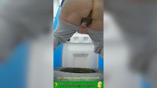 Hidden cam spy toilet