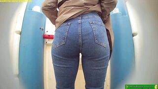 Voyeur teen toilet