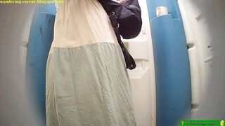 Cute girls peeing naked