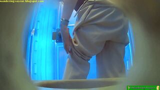 Girls festival peeing