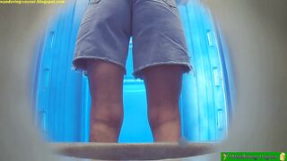 Peeing outdoor girls