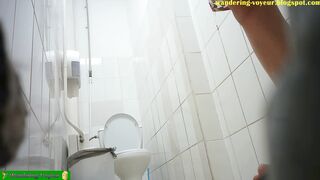 Toilet shit voyeur