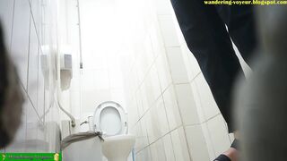 Woman toilet voyeur