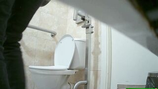 Toilet scat voyeur