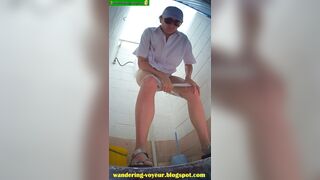 Toilet camera spy