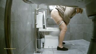 Accidentally pissing off toilet porn
